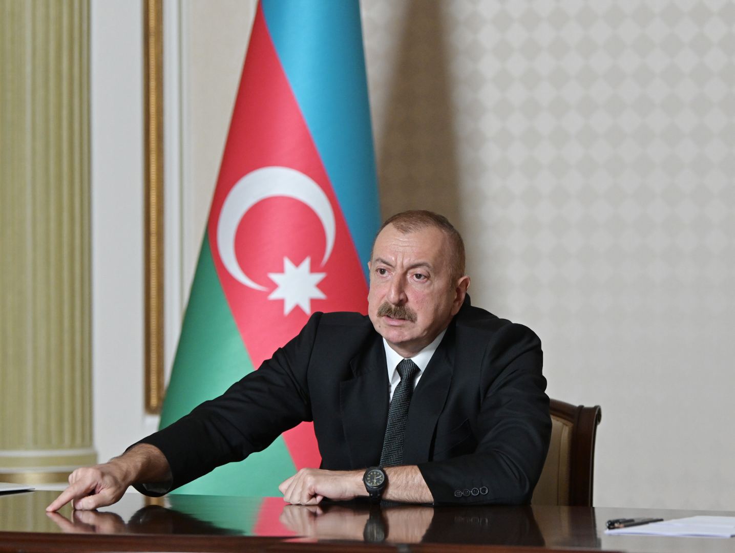 Азербайджанский президент Ильхам Алиев